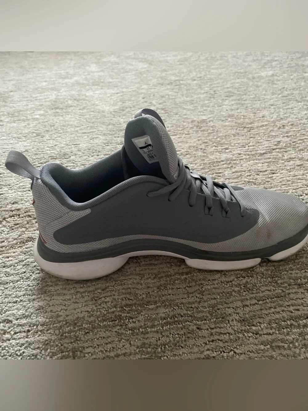 Nike Air Jordan Impact TR 854289-004 Gray Red Athletic Sneaker Shoes Men Size 12